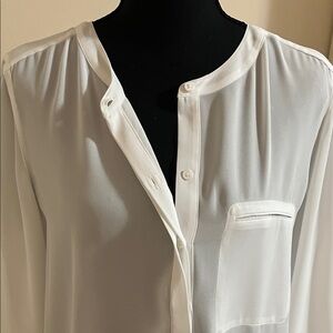 NWT NYDJ Large Elegant White Women's Blouse